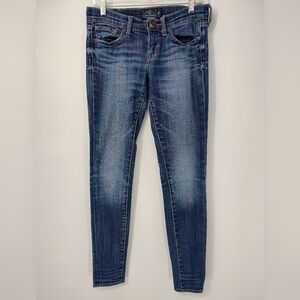 Lucky Brand Charlie Skinny Women's Dark Blue Skinny Jeans Size 25, 0Reg